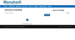 Desktop Screenshot of manabadi.biz